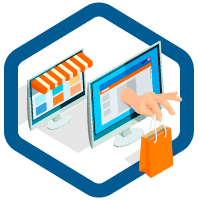 Comprar e vender bens on-line